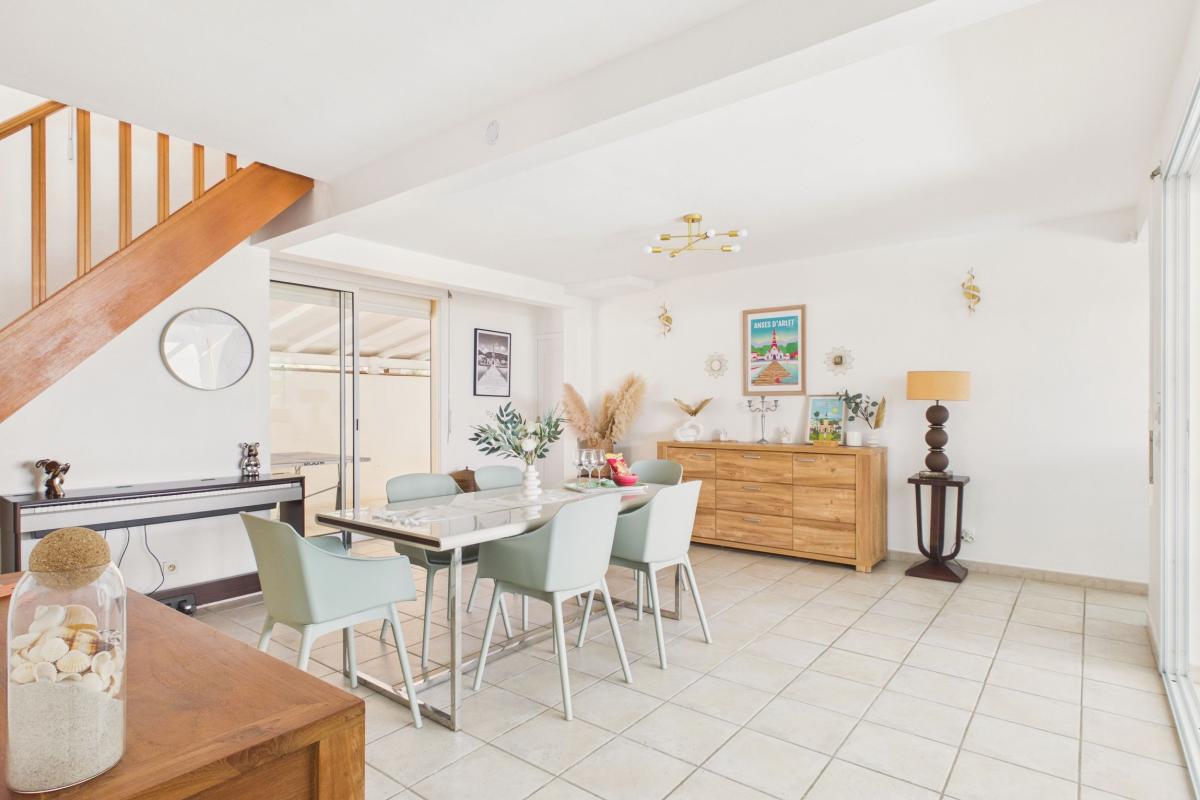 Location 4 chambres anse à l'âne Martinique - salle à vivre 